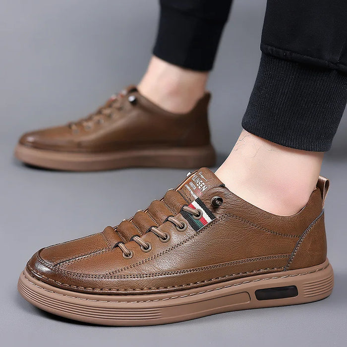 Sneakers Casual in Vera Pelle - Vinny