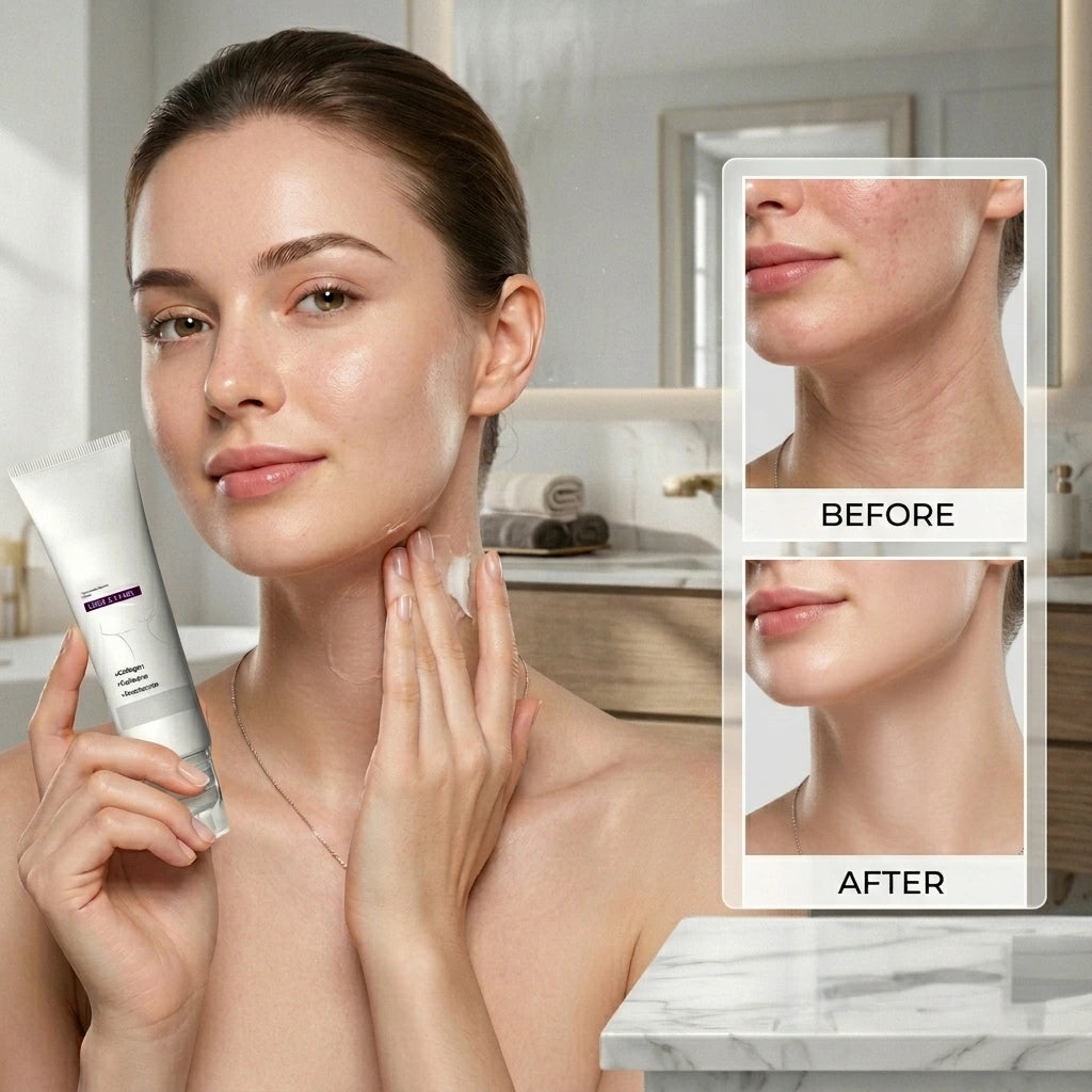 FirmSkin Neck™ - Crema Collo al Collagene e Acido Ialuronico