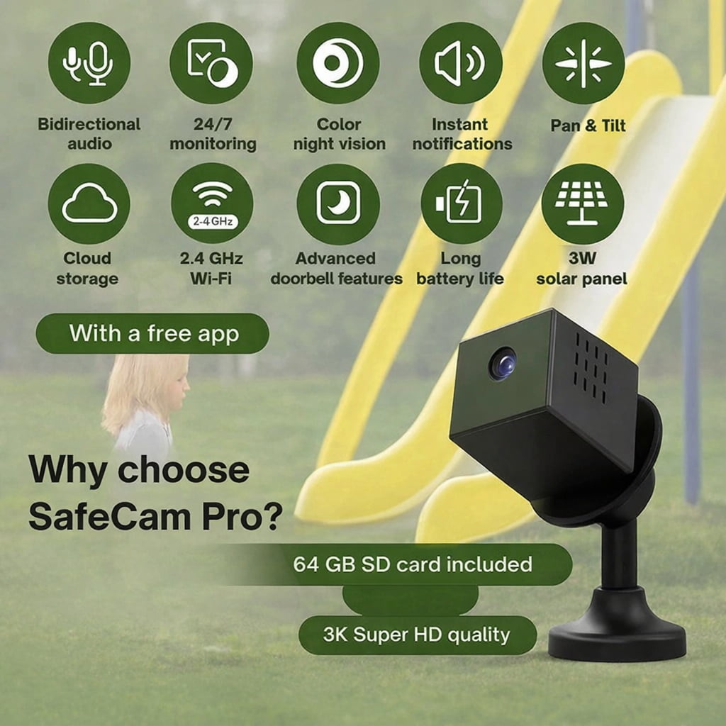 ELEGANTIEE | SecureCam PRO - Caméra de sécurité