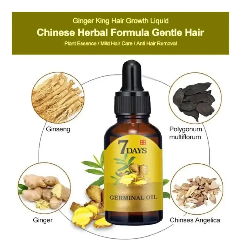 Ginger Hair | Oil for Hair Growth and Treatment of Baldness | Elegantiee