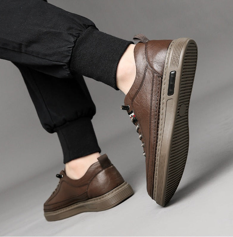 Sneakers Casual in Vera Pelle - Vinny