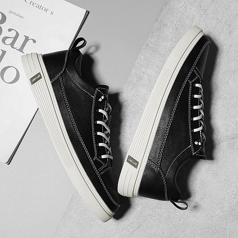 Elegantiee | SoftStride™ – Scarpe da Ginnastica Casual a Tinta Unita da Uomo