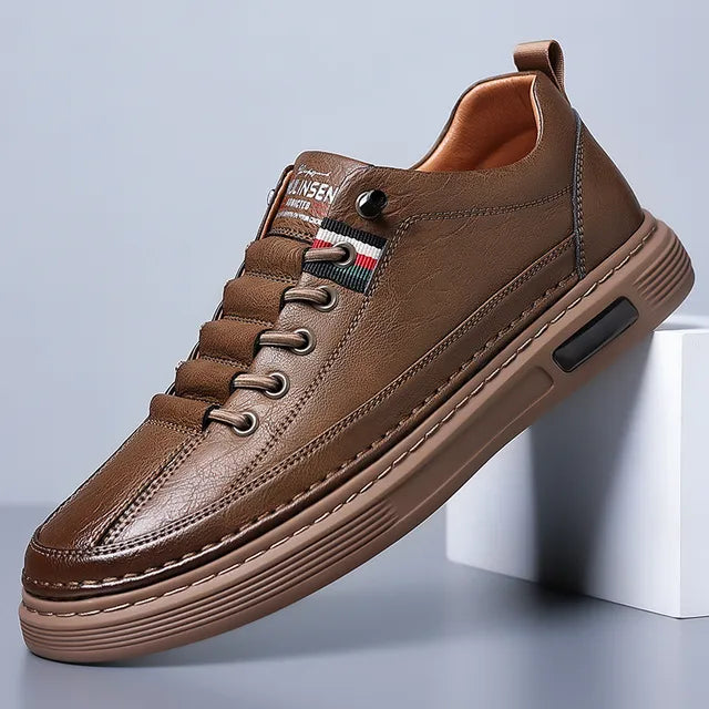Sneakers Casual in Vera Pelle - Vinny