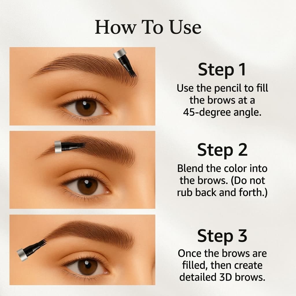 Stylo Microblading 3D Waterproof – Effetto Tatuaggio ©