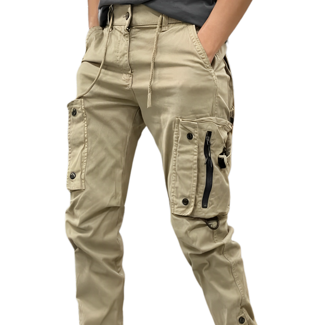 ELEGANTIEE | Pantaloni tattici casual