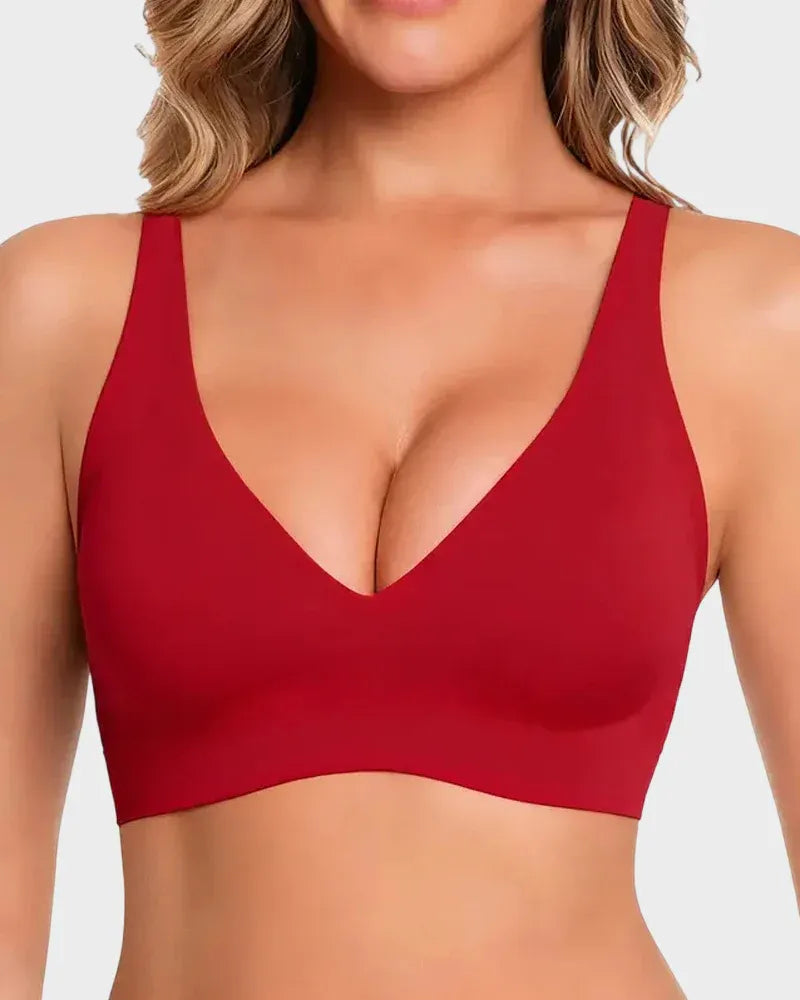 Reggiseno Push-Up Effetto Invisibile | Senza Ferretto a V Profonda | Elegantiee