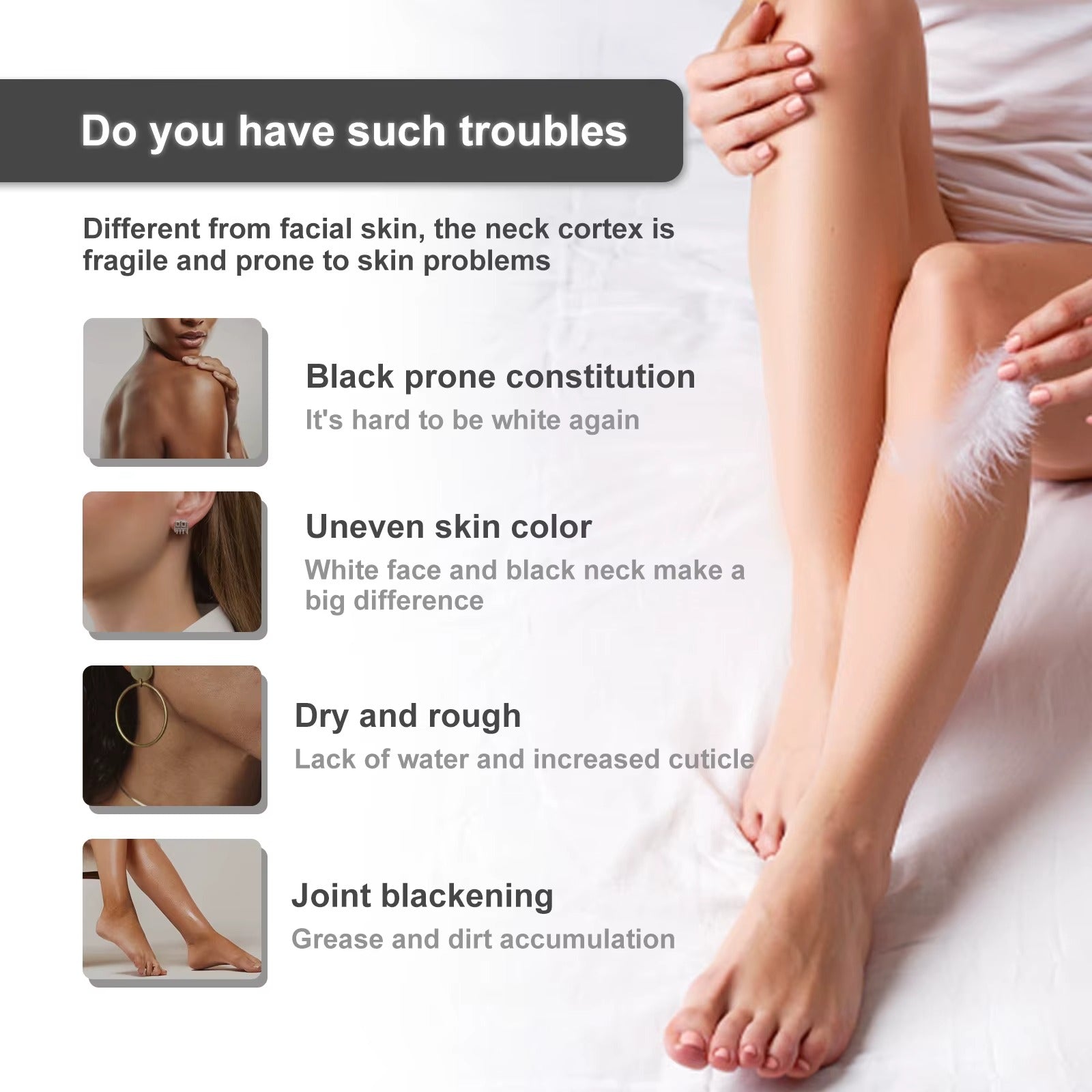 SnowBleach™️| Crema sbiancante per il corpo