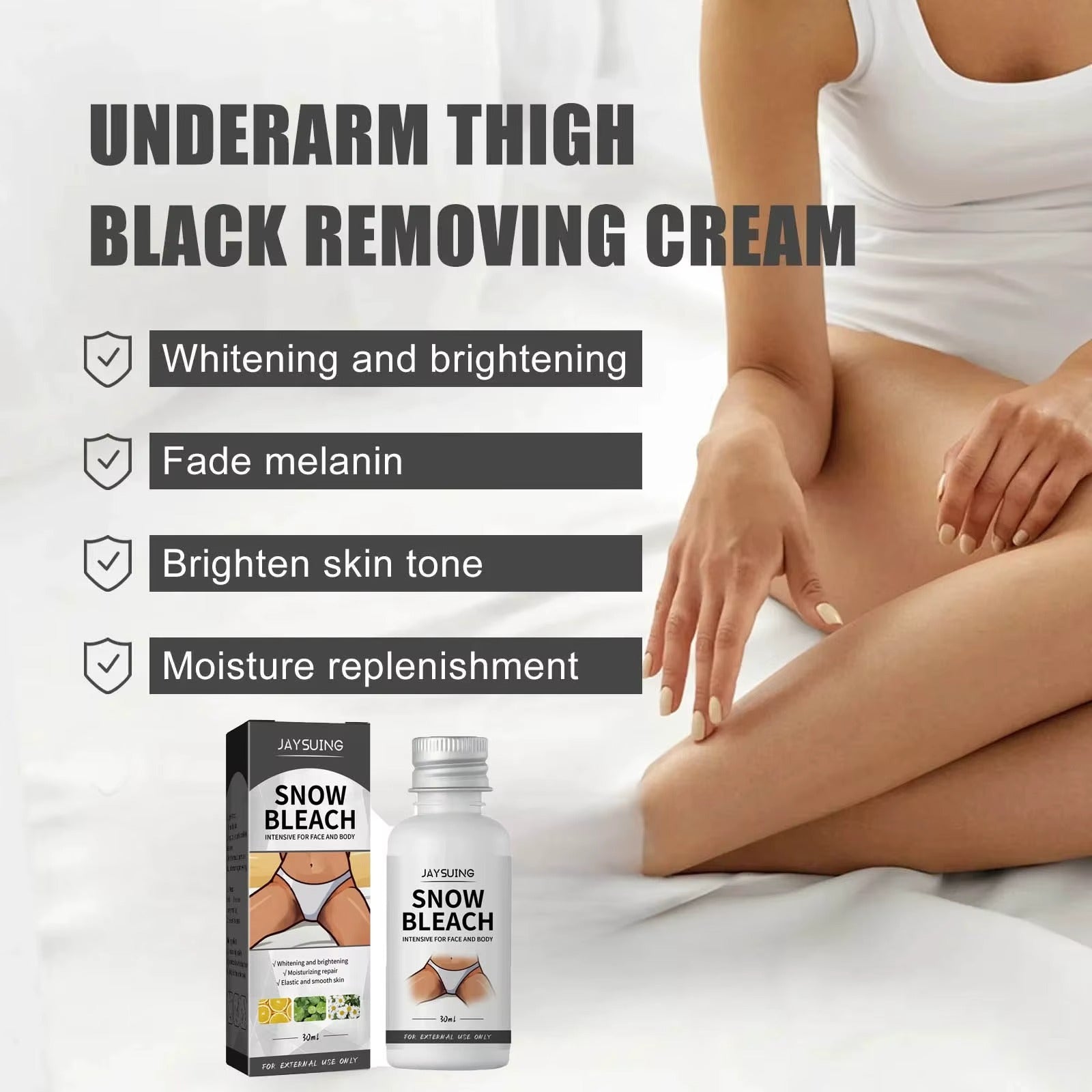 SnowBleach™️| Crema sbiancante per il corpo