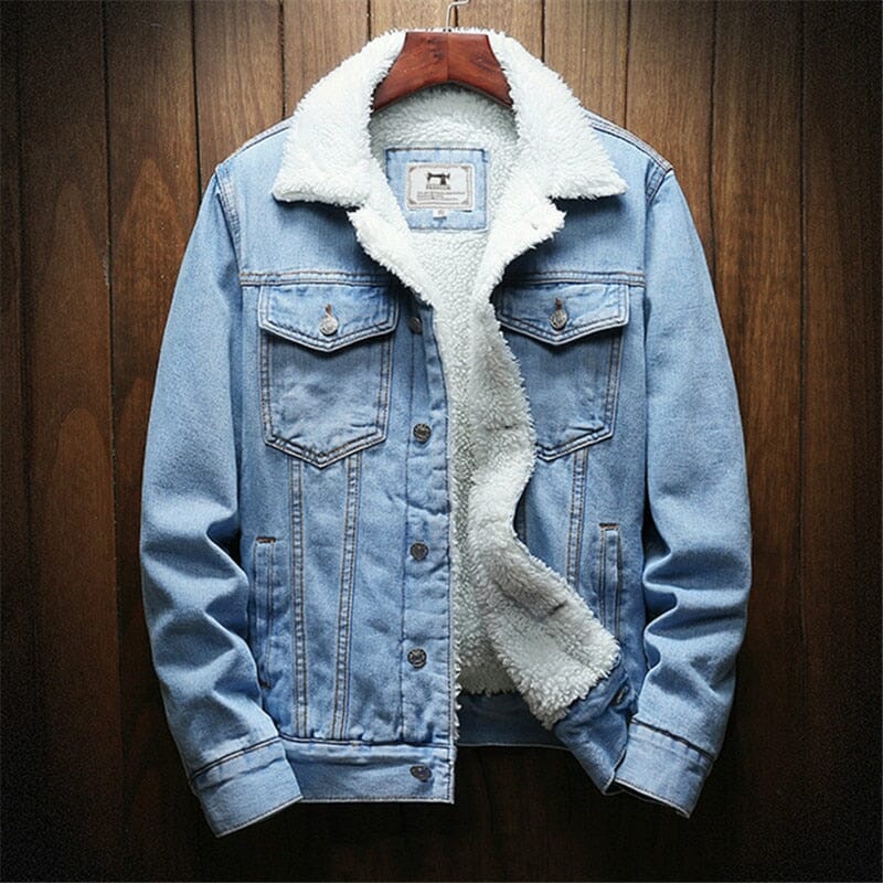 Elegantiee | WinterDenim™ – Giacca di jeans foderata termica