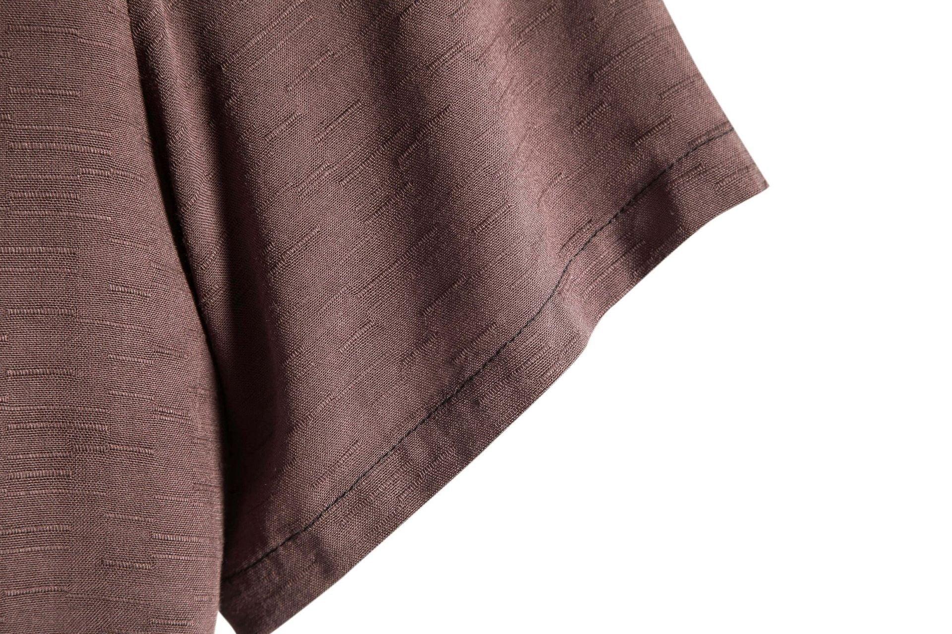 Elegantiee | FixLinen™ – Camicia Traspirante con Colletto Aperto