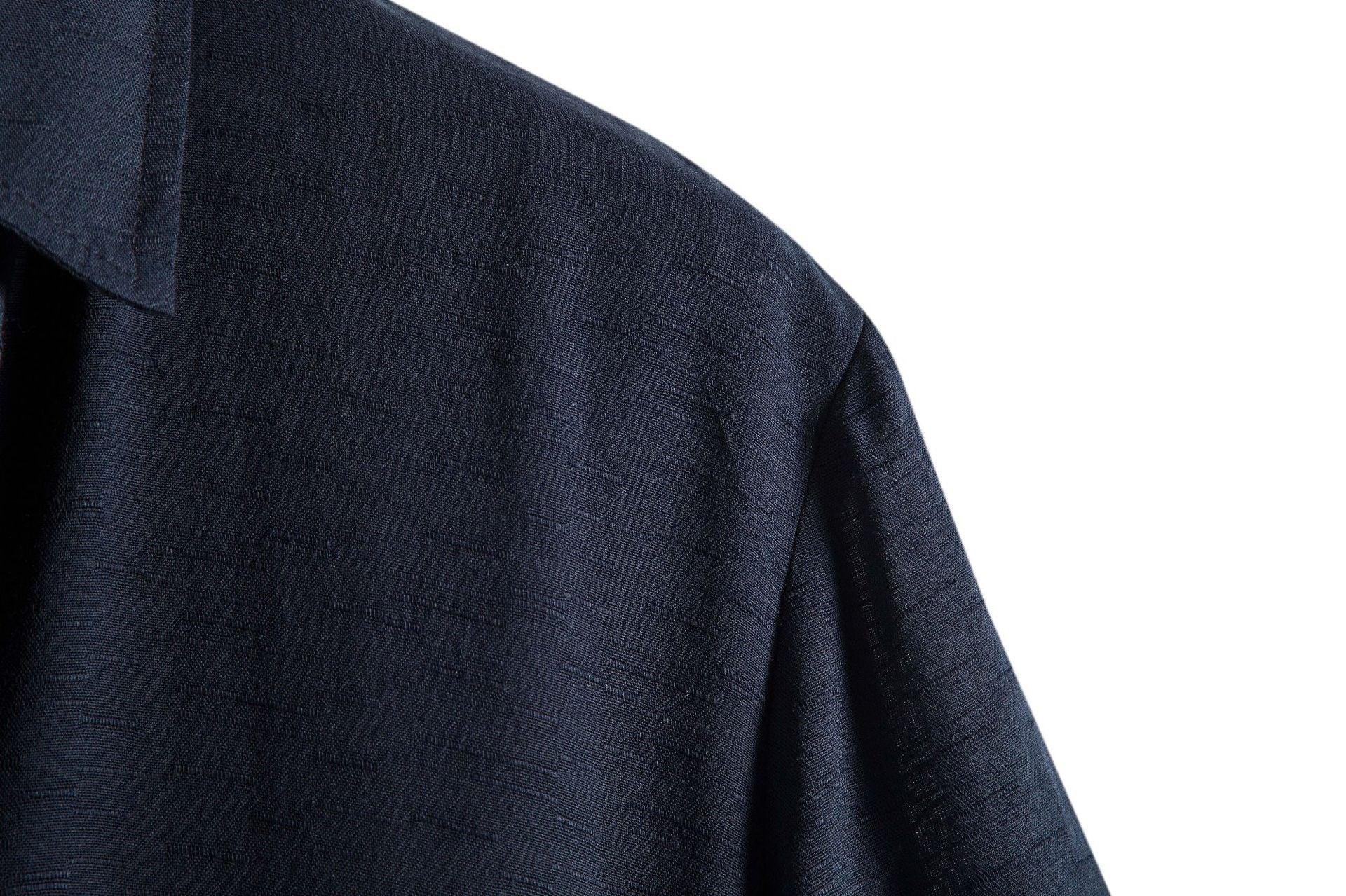 Elegantiee | FixLinen™ – Camicia Traspirante con Colletto Aperto