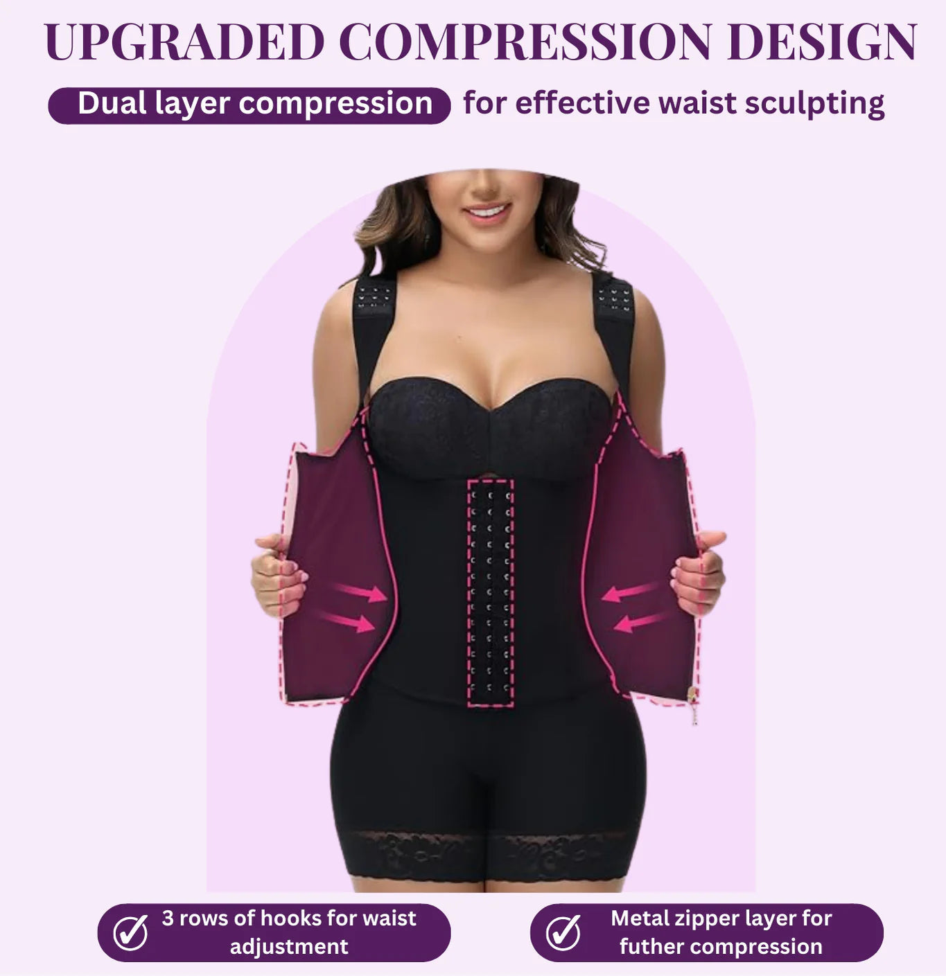 Waist Trainer Fasce Modellanti Colombiane | Perdi Centimetri in Settimane | Elegantiee