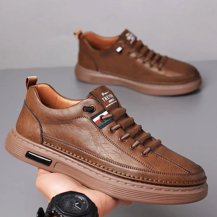 Sneakers Casual in Vera Pelle - Vinny