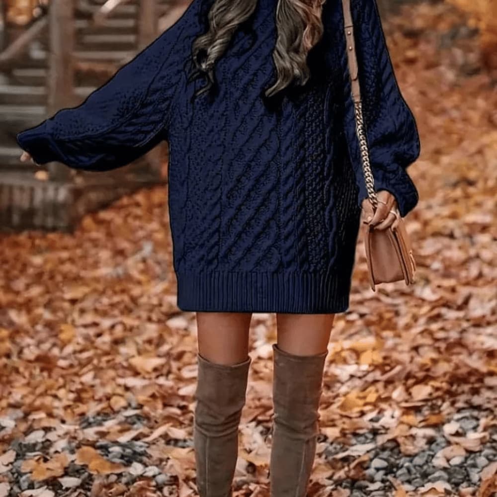 ELEGANTIEE | Vestito maglione da donna
