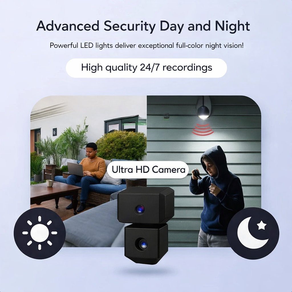 ELEGANTIEE | SecureCam PRO - Caméra de sécurité