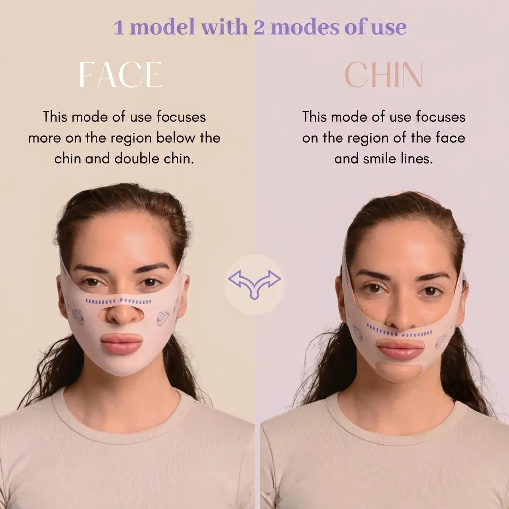 V-Revita™ - Maschera Viso per Ridurre il Doppio Mento e le Rughe | Elegantiee