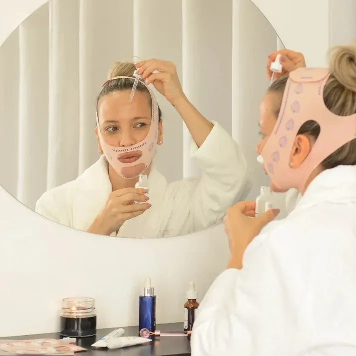 V-Revita™ - Maschera Viso per Ridurre il Doppio Mento e le Rughe | Elegantiee