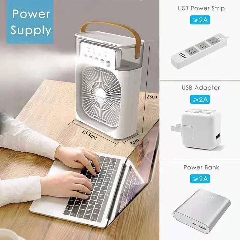 FreshCool™ 3-in-1 Portable Air Cooler and Air Conditioner