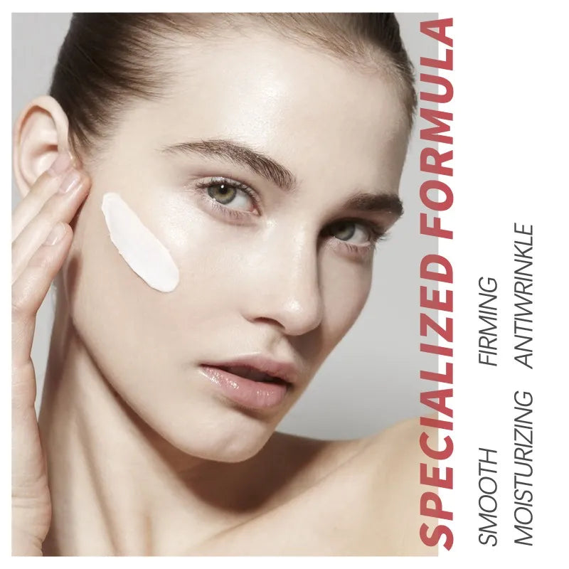 Facial Cream with Retinol, Collagen and Hyaluronic Acid – Eliminates Dark Circles, Reduces Wrinkles, Brightens and Softens the Skin.