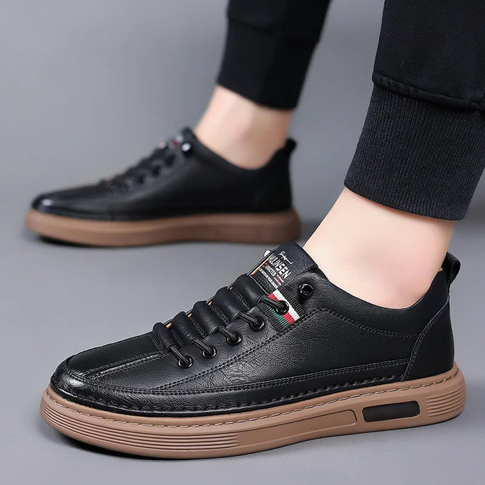 Sneakers Casual in Vera Pelle - Vinny