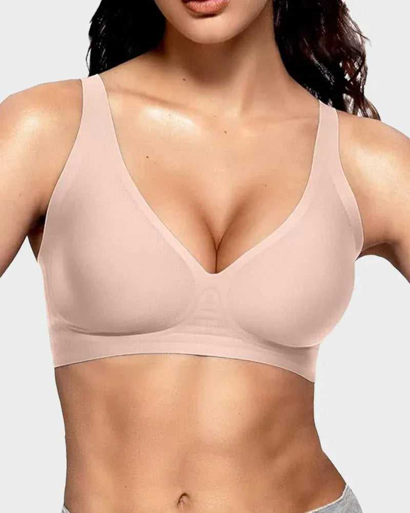 Reggiseno Push-Up Effetto Invisibile | Senza Ferretto a V Profonda | Elegantiee