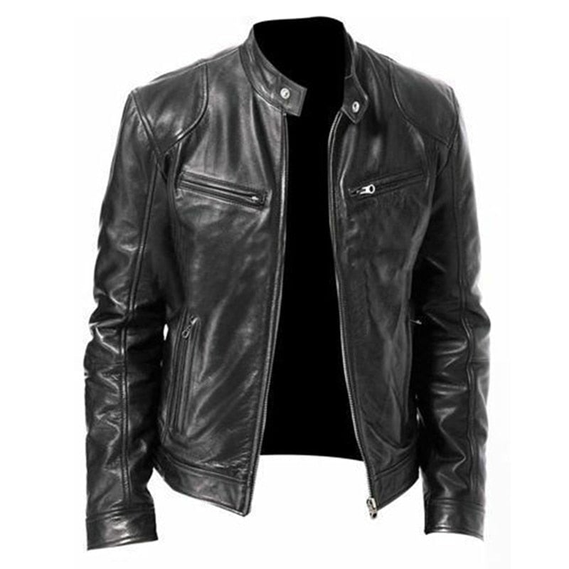 ELEGANTIEE | Giacca in Pelle Premium