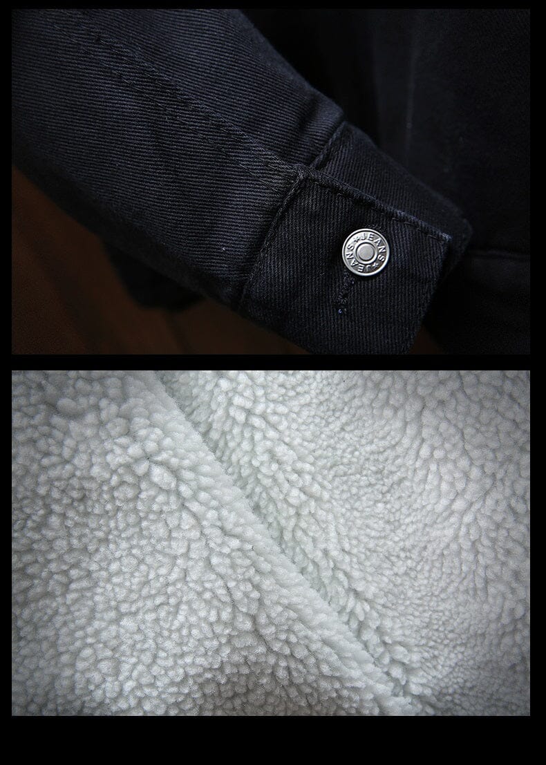 Elegantiee | WinterDenim™ – Giacca di jeans foderata termica