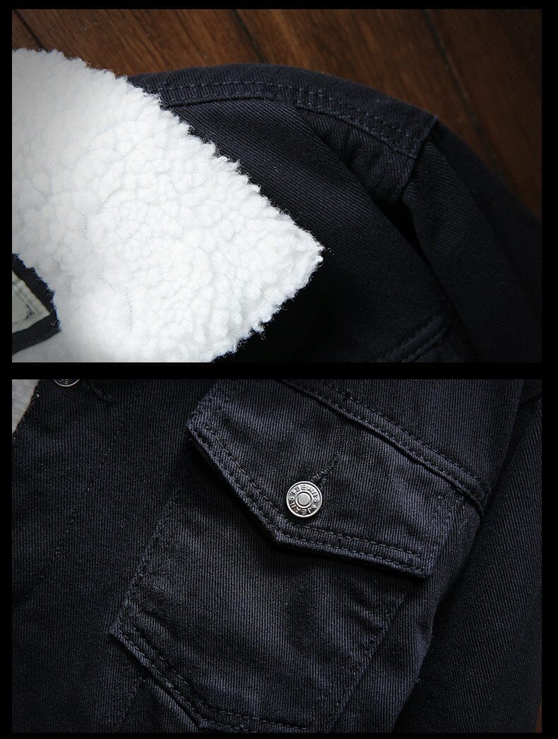 Elegantiee | WinterDenim™ – Giacca di jeans foderata termica