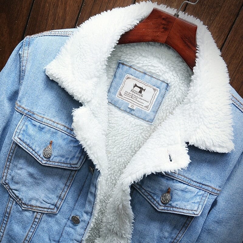 Elegantiee | WinterDenim™ – Giacca di jeans foderata termica