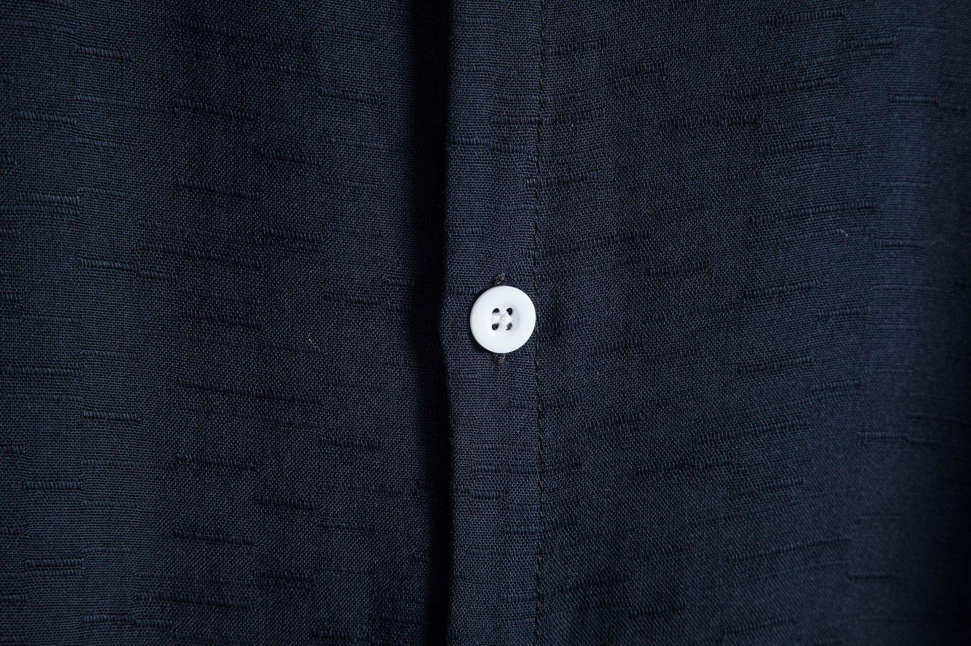 Elegantiee | FixLinen™ – Camicia Traspirante con Colletto Aperto