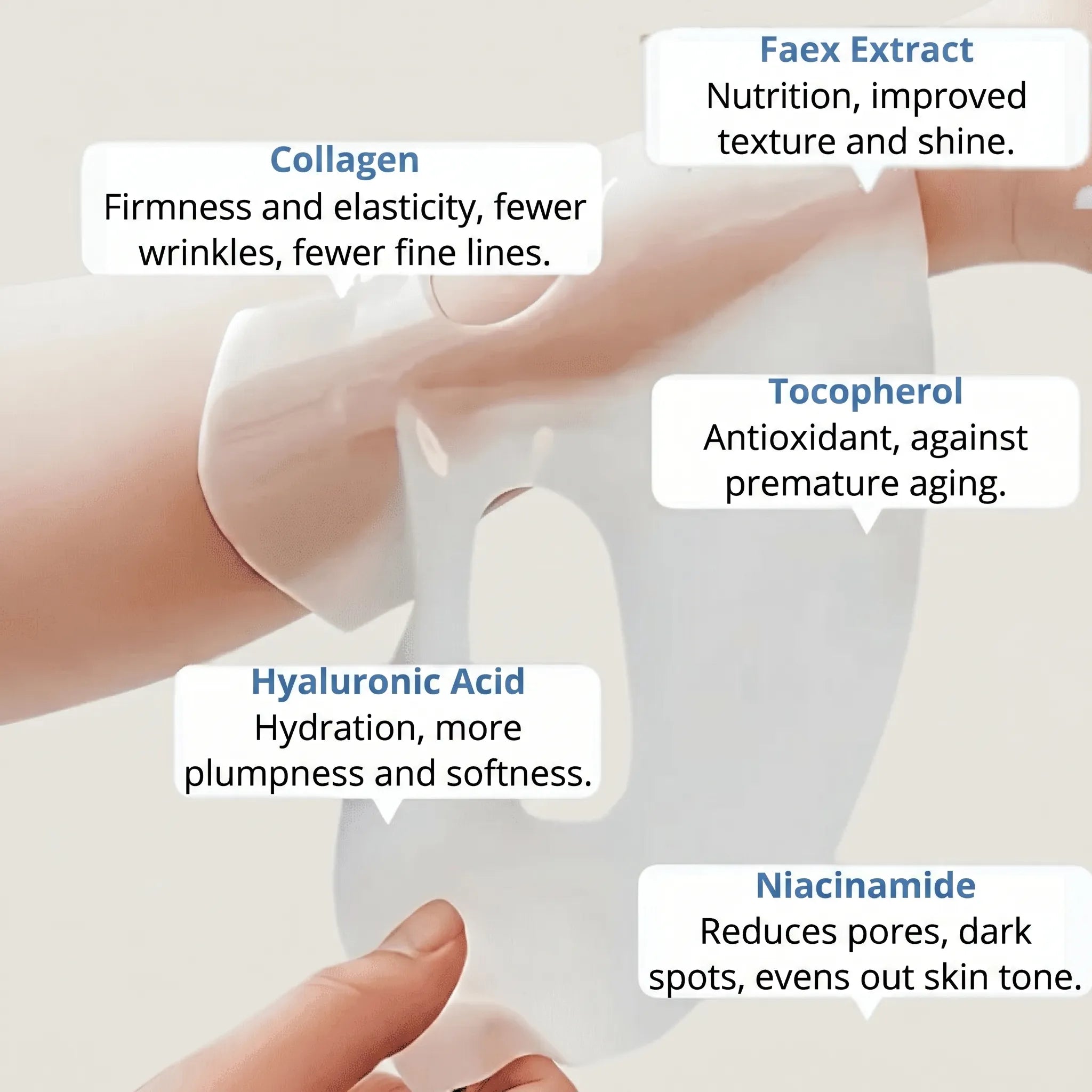 SkinReset - Maschera Viso Idratante e Riparatrice [Acquista 2, ricevi 4] - Elegantiee