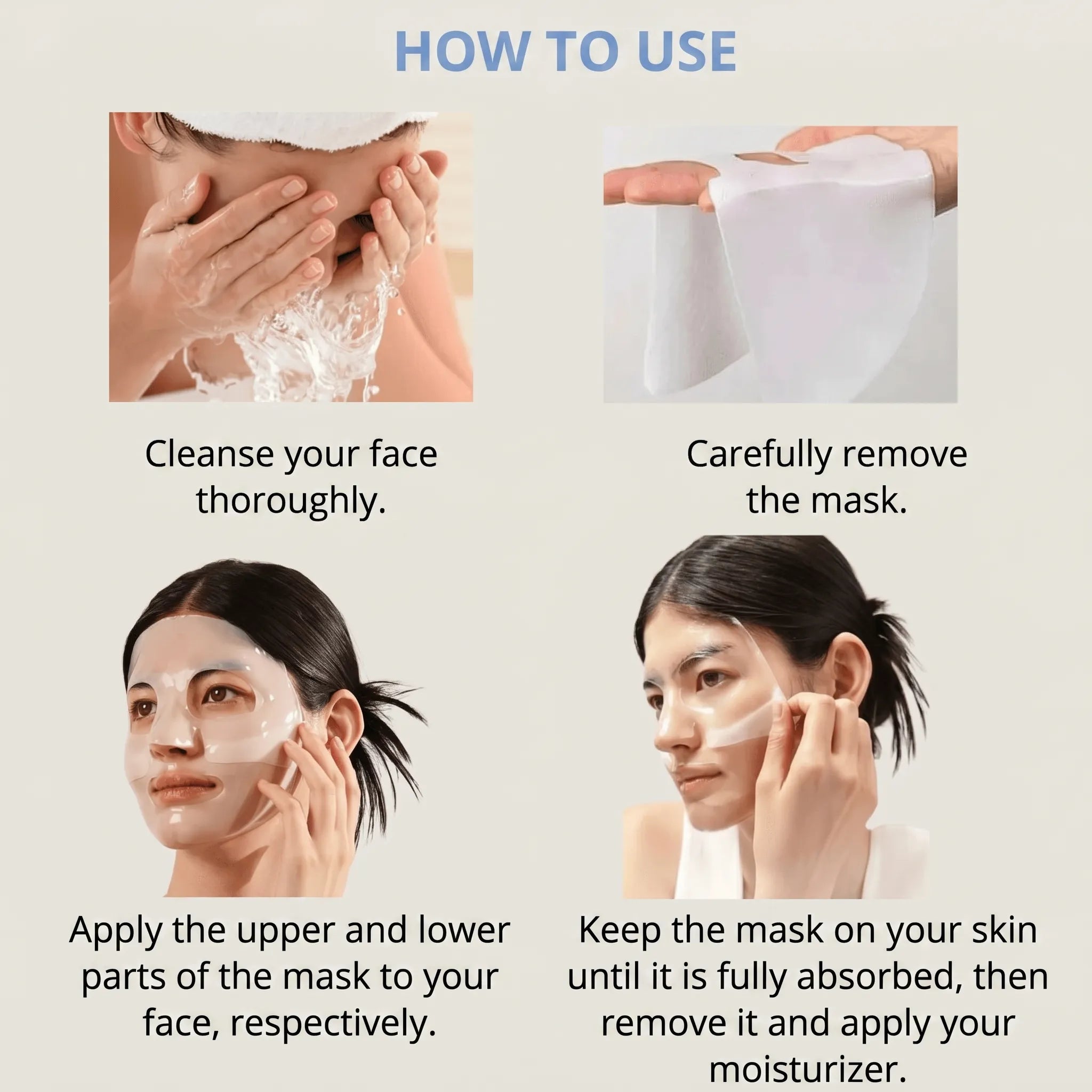 SkinReset - Maschera Viso Idratante e Riparatrice [Acquista 2, ricevi 4] - Elegantiee