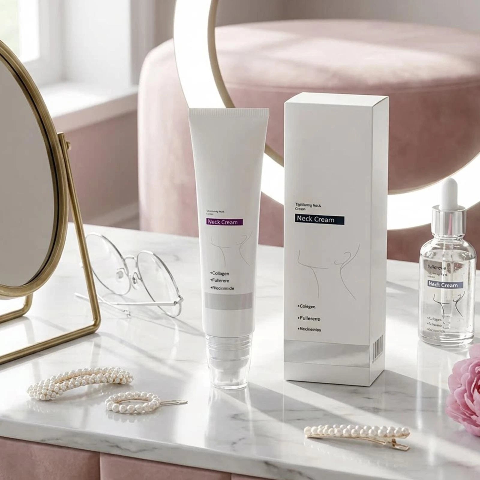 FirmSkin Neck™ - Crema Collo al Collagene e Acido Ialuronico