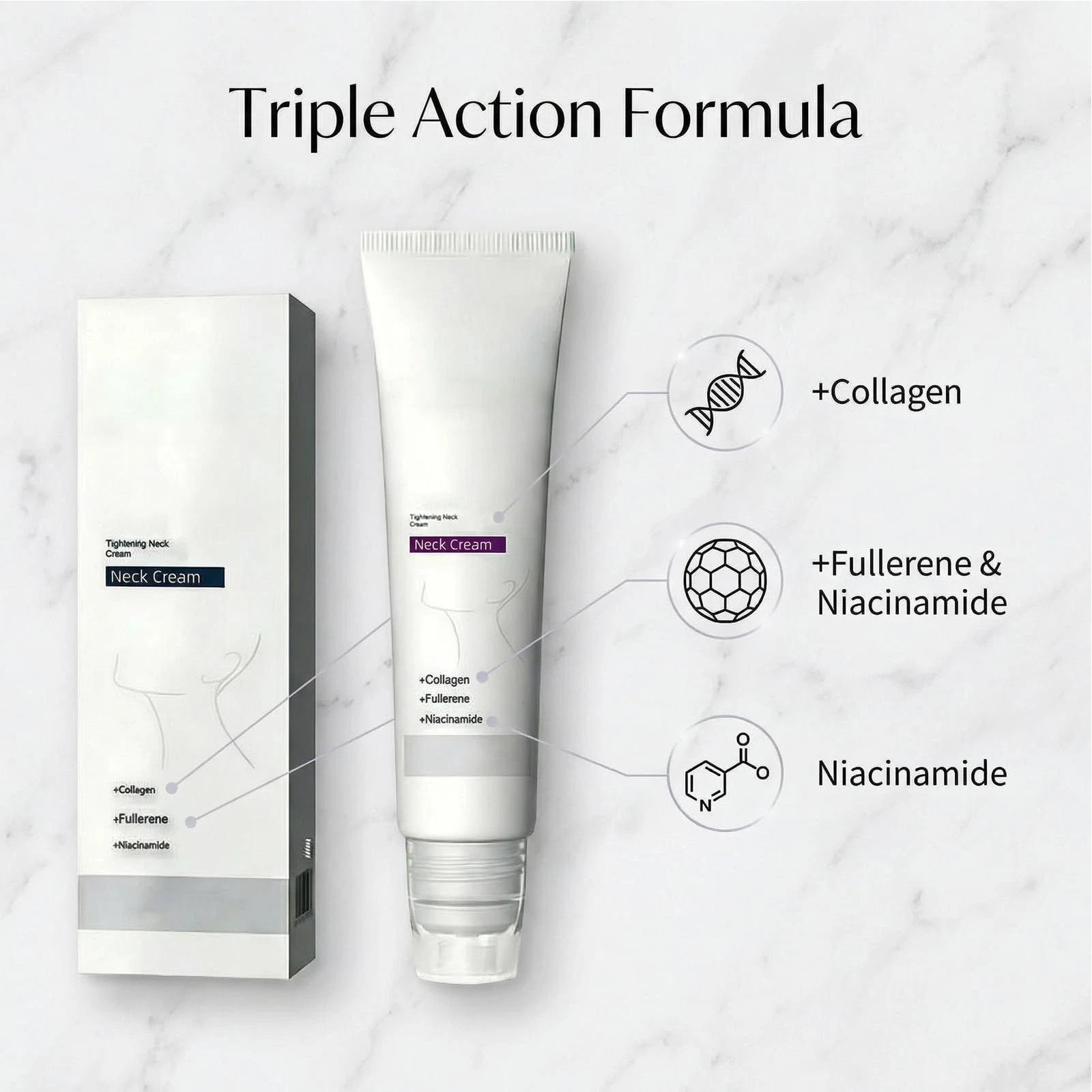 FirmSkin Neck™ - Crema Collo Collagene e Acido Ialuronico | ELEGANTIEE