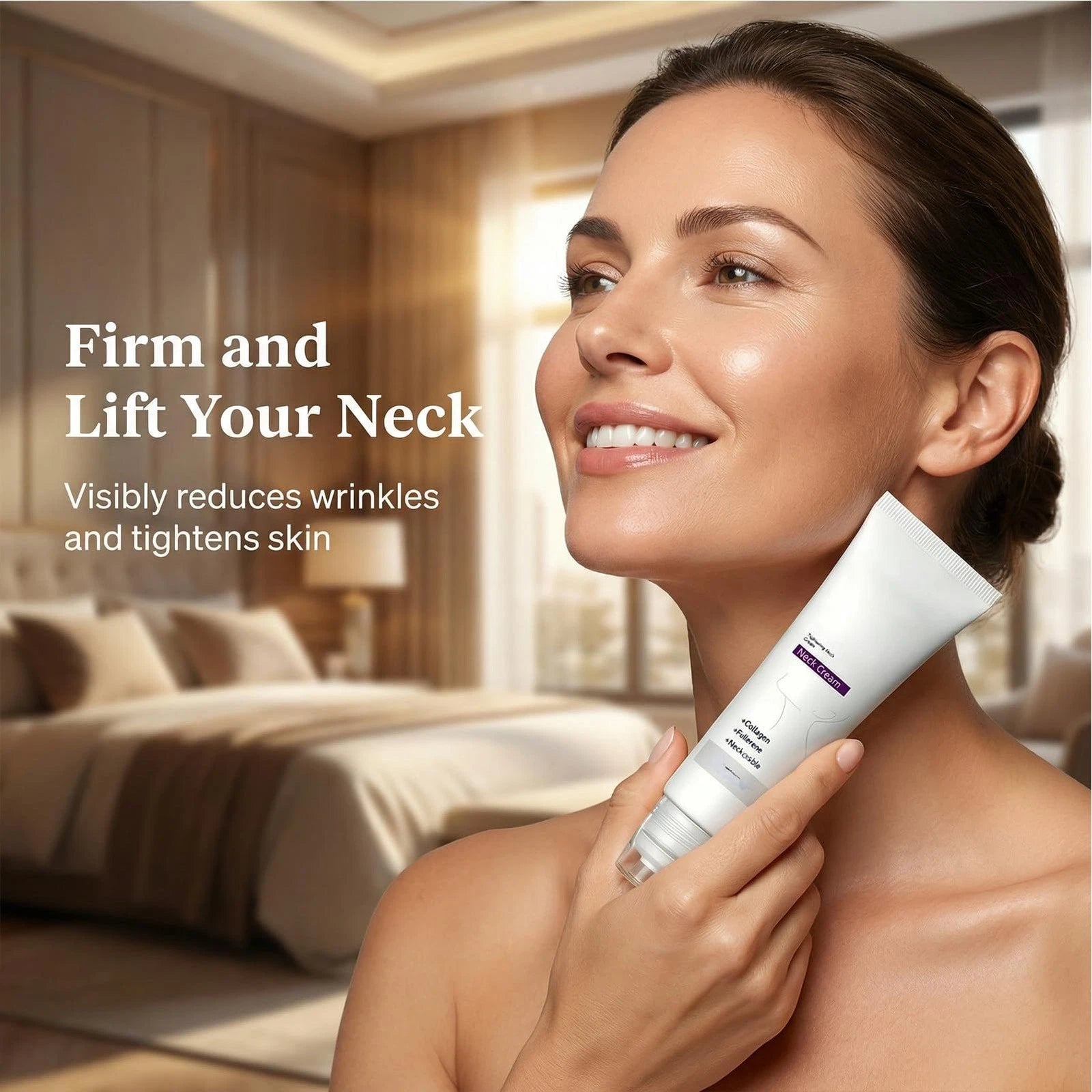 FirmSkin Neck™ - Crema Collo al Collagene e Acido Ialuronico