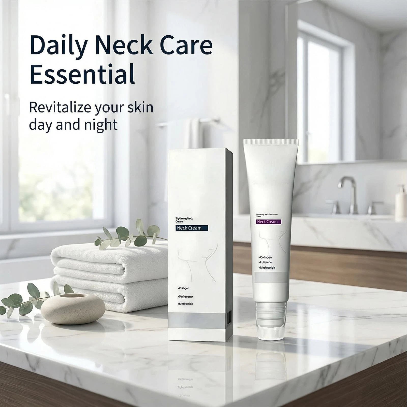 FirmSkin Neck™ - Crema Collo Collagene e Acido Ialuronico | ELEGANTIEE