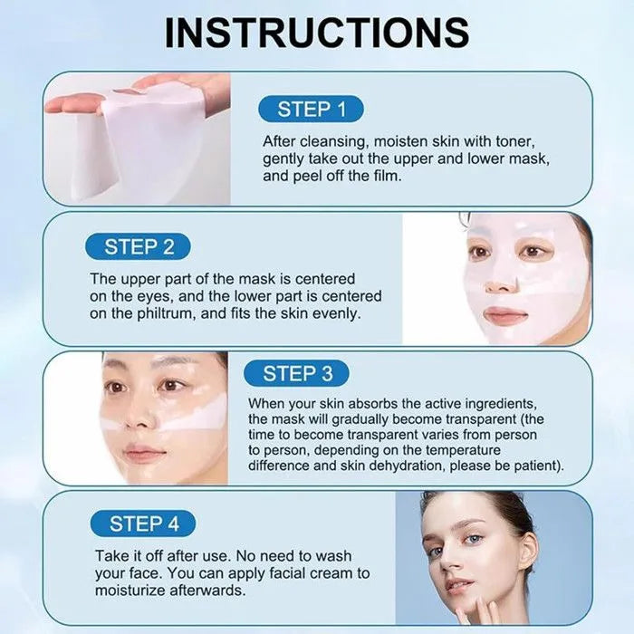 SkinReset - Maschera Viso Idratante e Riparatrice [Acquista 2, ricevi 4] - Elegantiee