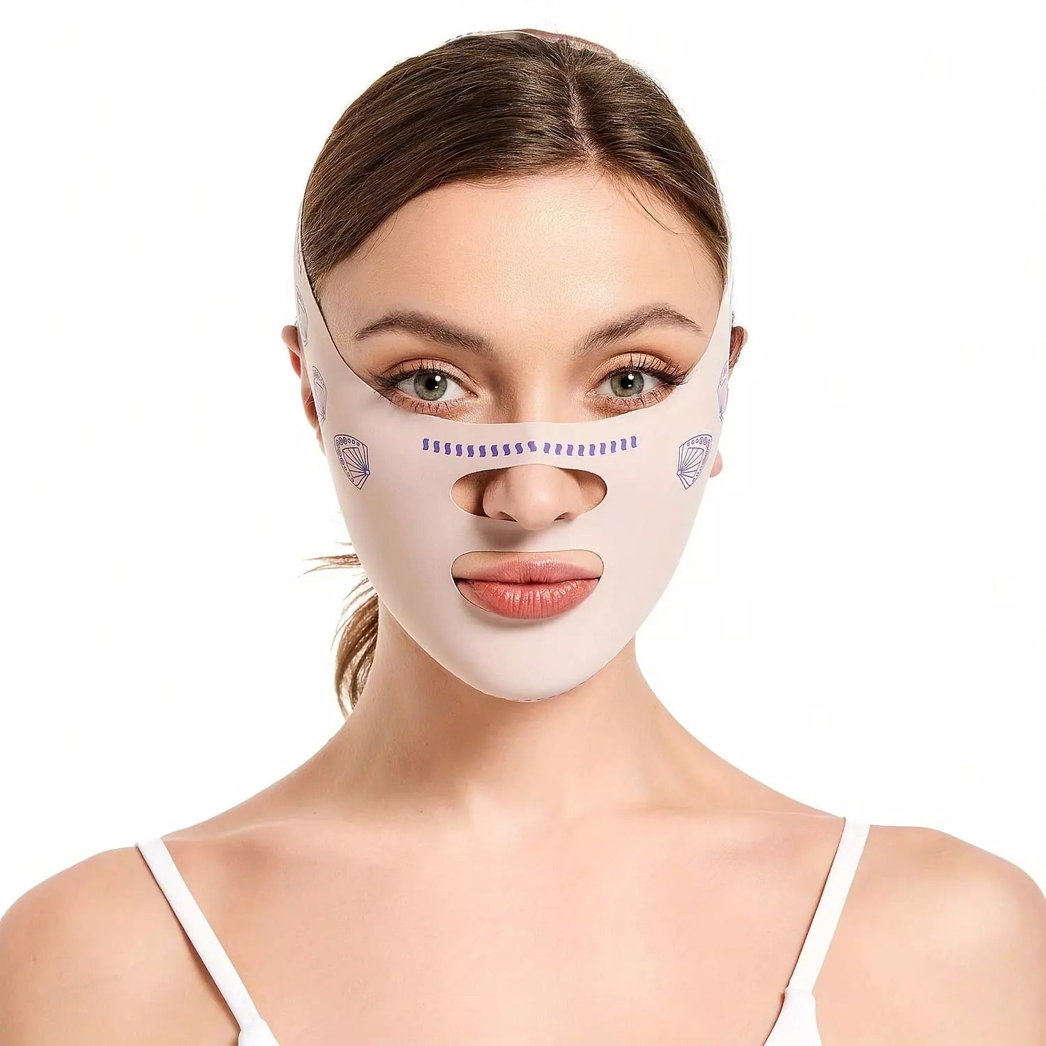 V-Revita™ - Maschera Viso per Ridurre il Doppio Mento e le Rughe | Elegantiee