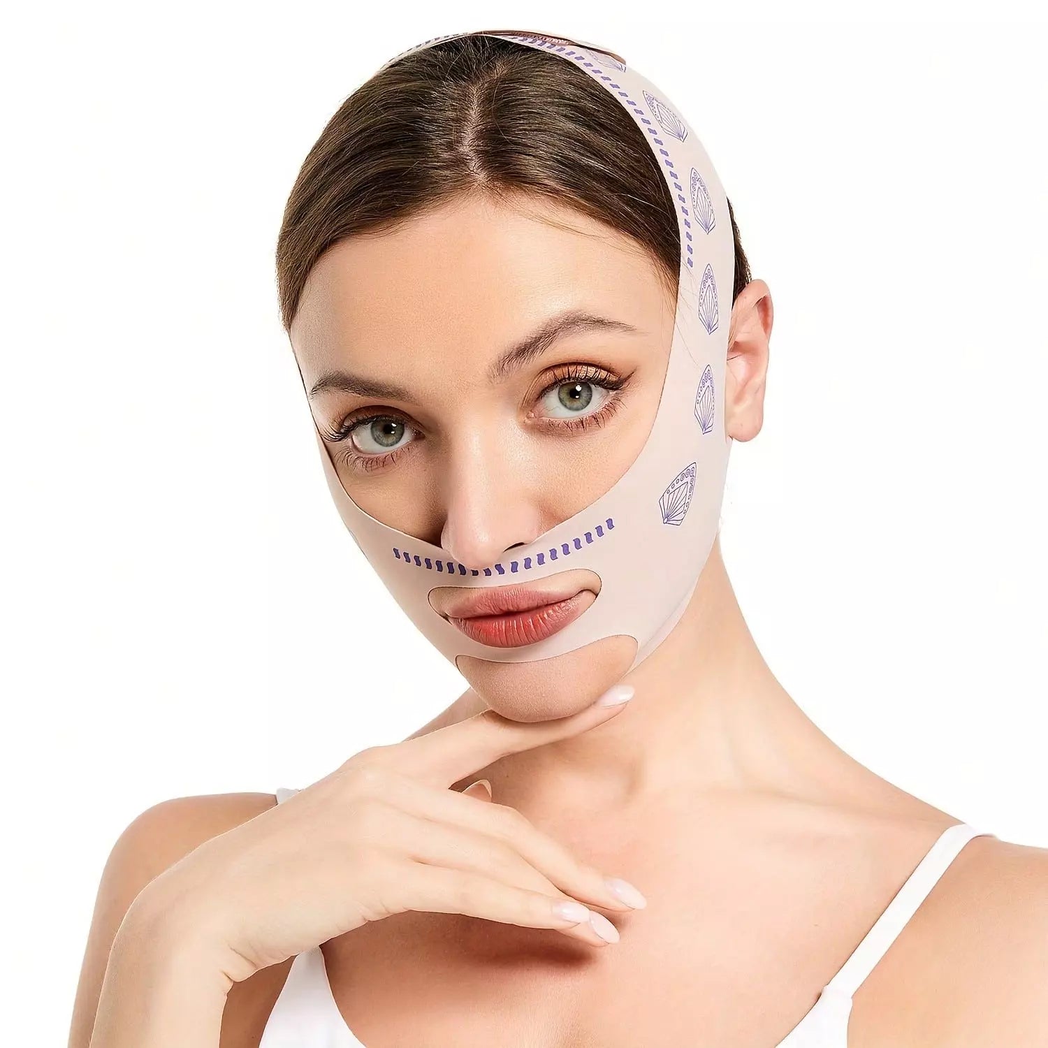 V-Revita™ - Maschera Viso per Ridurre il Doppio Mento e le Rughe | Elegantiee